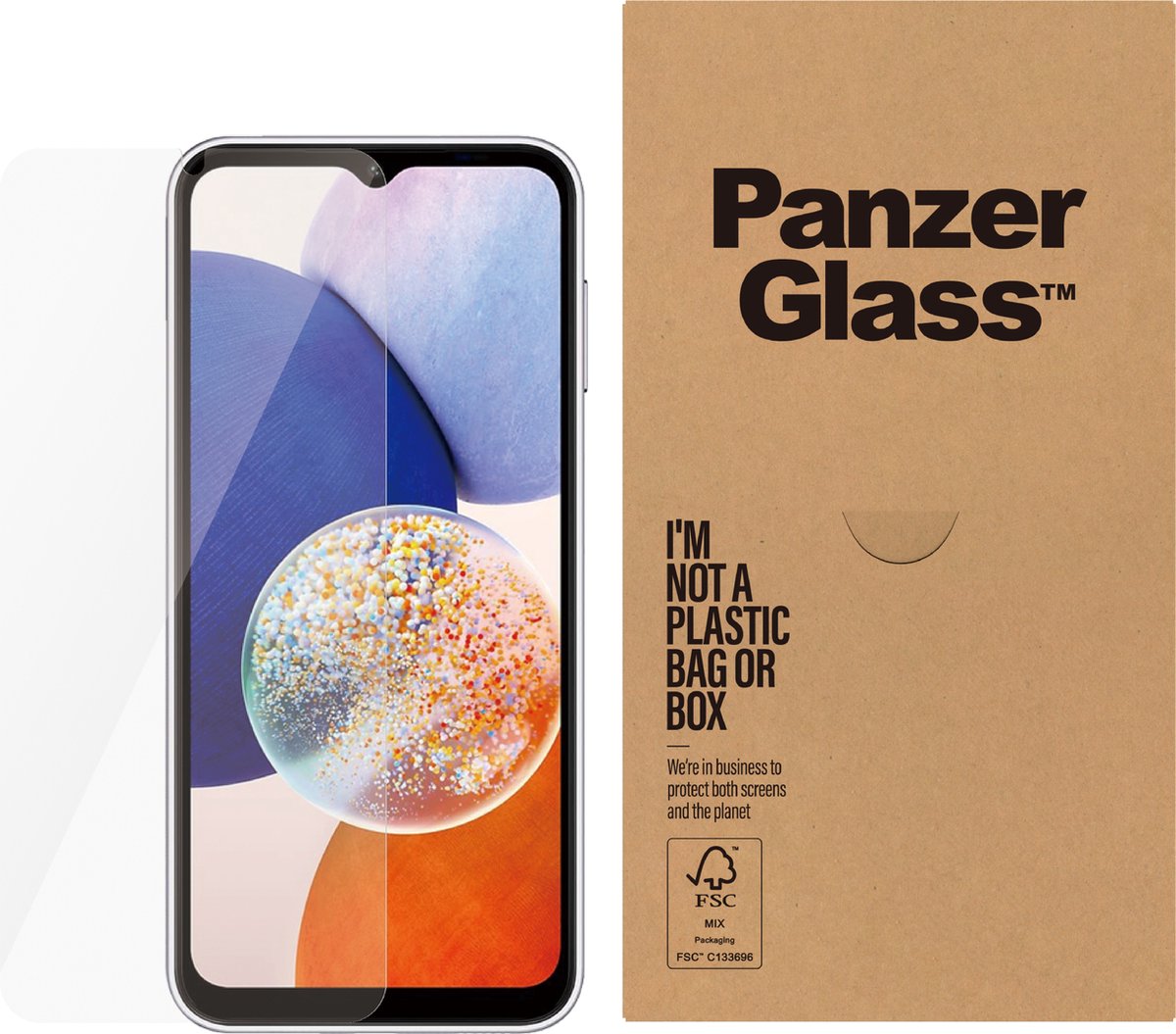 PanzerGlass - screen protector for mobile phone - ultra-wide fit