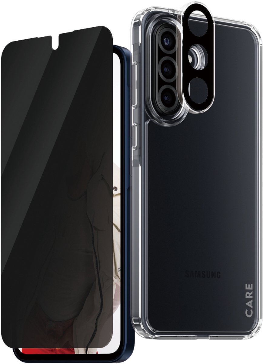 CARE by PanzerGlass Flagship 3-in-1 Privacy Bundle Samsung Galaxy A36 5G
