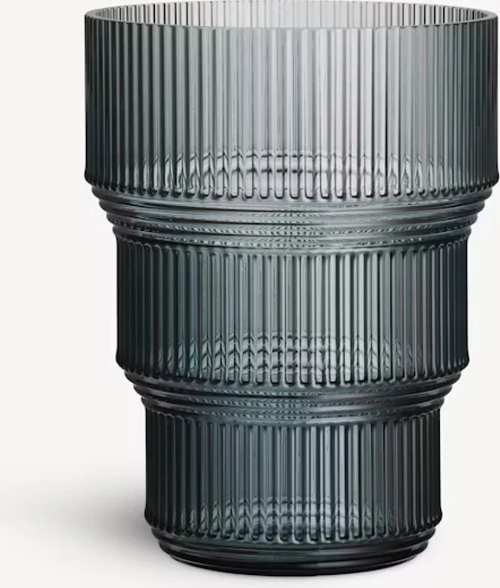 Kosta Boda Pavilion vase tulipe 173 mm Gris