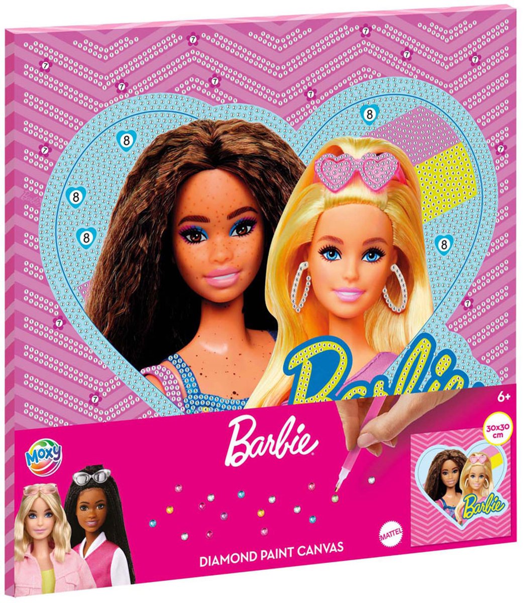 Hobby Mate BARBIE Diamond Painting 30x30cm.