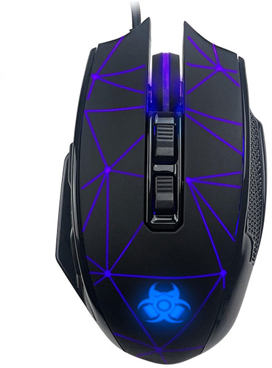 Tracer GameZone Space - Mus - Optisk - 8 knapper - Sort