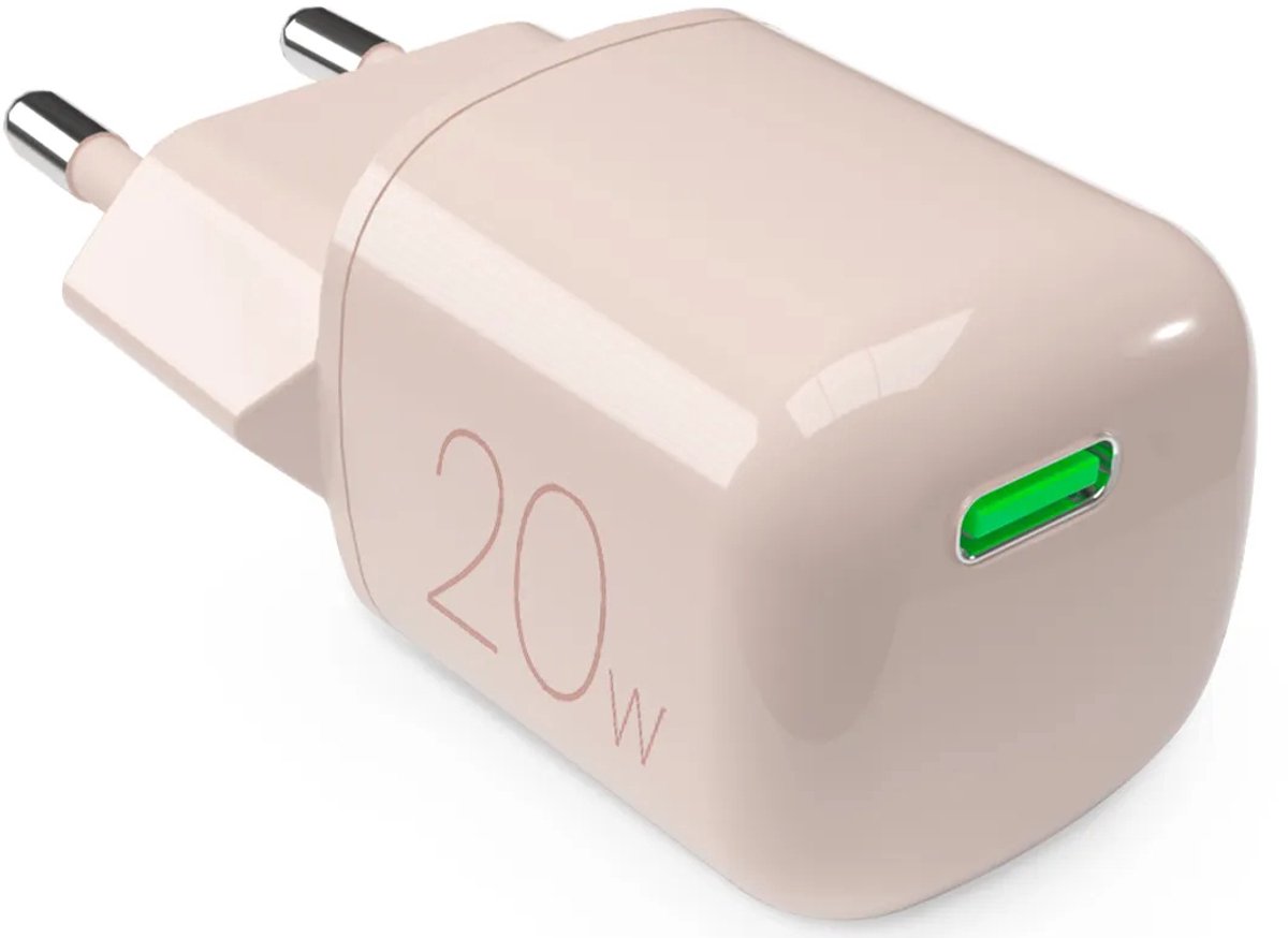 Puro PURO MiniPro 20W USB-C-vægoplader - GAN-teknologi