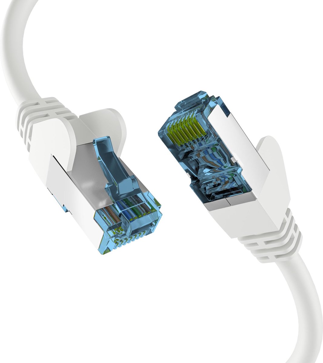 M-CAB EFB-Elektronik patch cable - 15 cm - white - Hvid - 0.1m