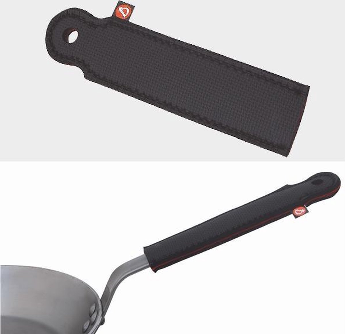 De Buyer handle protector for frying pan