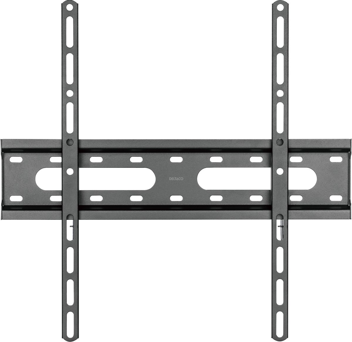 Deltaco mounting kit - for curved / flat panel - fixed 45kg - black - Maks 45 kg - Maks størrelse 70"