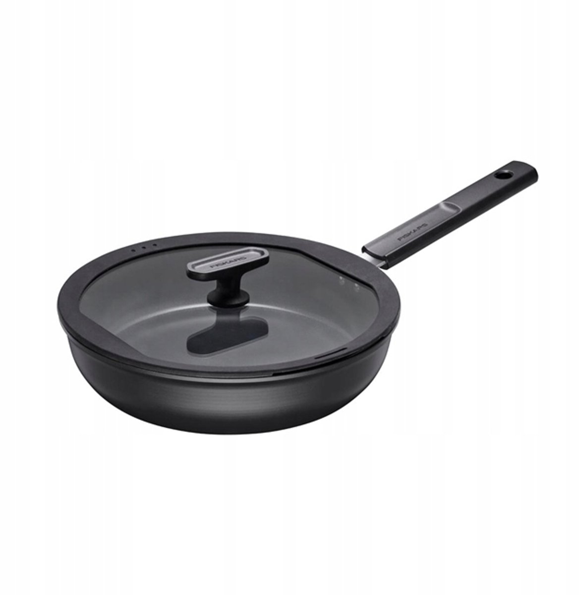 Fiskars Hard Face Sauté Pan - 26 cm with Lid