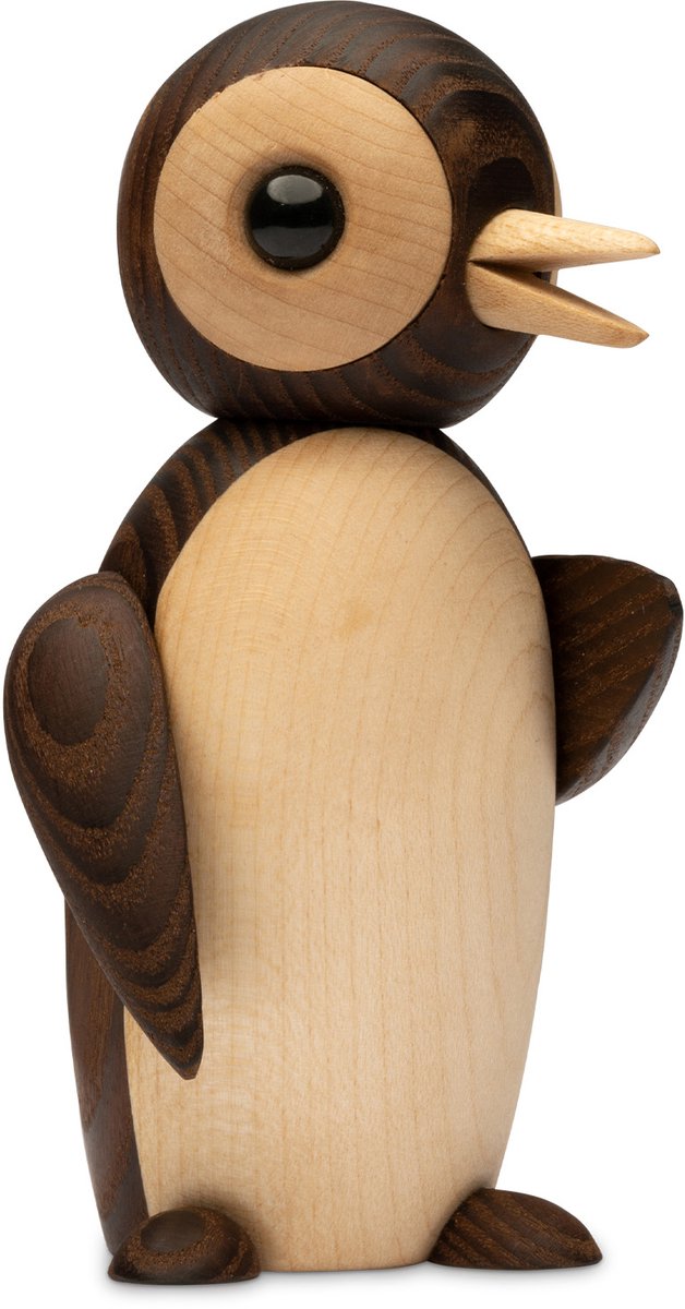 Spring Copenhagen Décoration Frost Pingouin 12,5 cm Marron