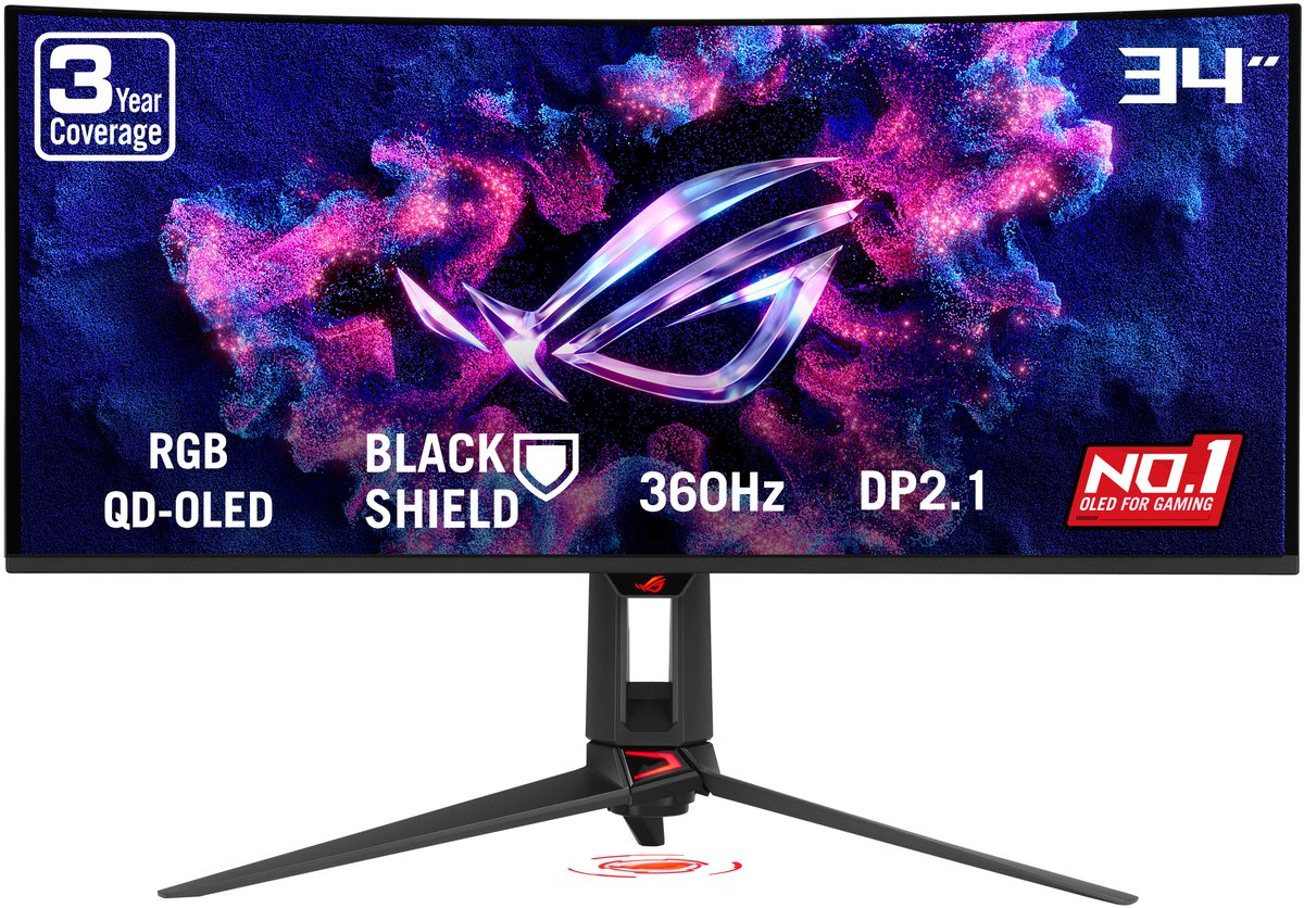34" ASUS ROG Swift OLED PG34WCDN - 3440x1440 - 360Hz - RGB QD-OLED
