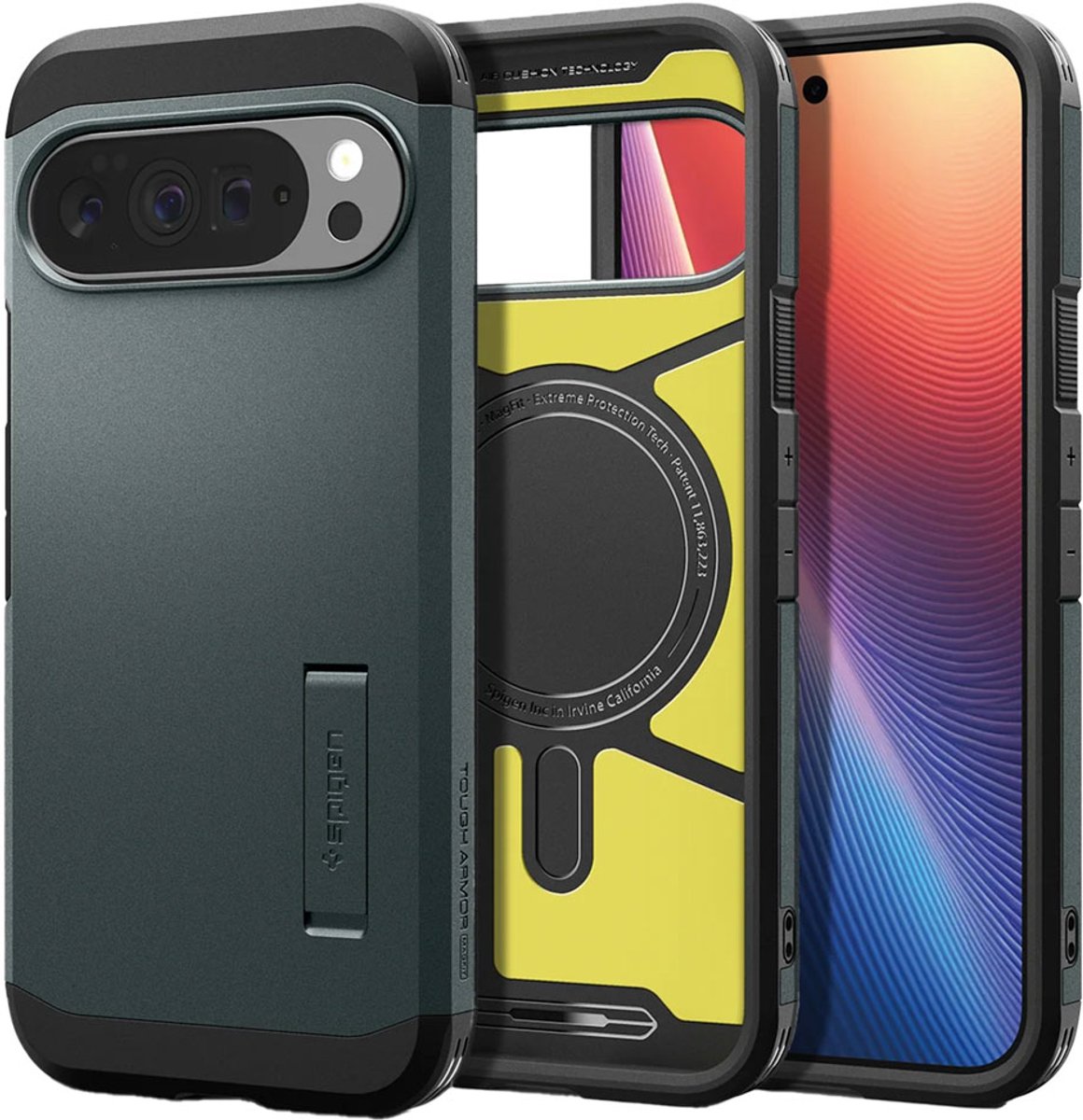 Spigen Tough Armor MagSafe - abyss green - Google Pixel 10 Pro XL