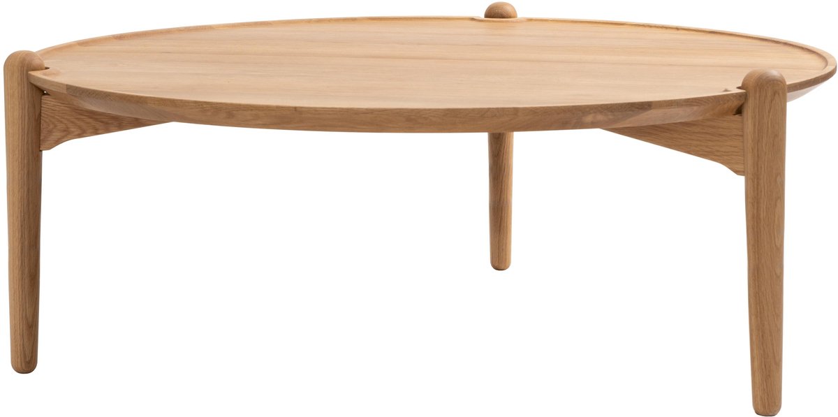 Design House Stockholm Table basse Aria Chêne, Ø90x42,5 cm