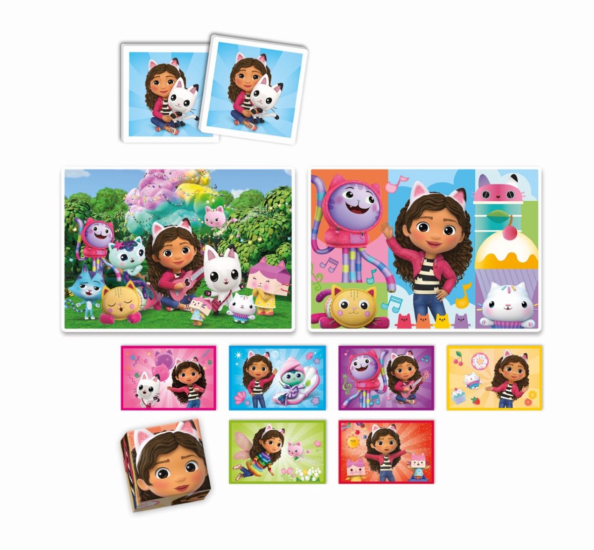 Clementoni Gabby's Dollhouse Edukit 4in1 Puzzles and Games 3D Puslespil
