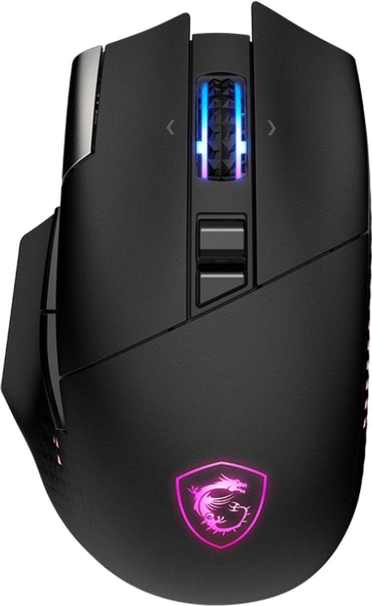 MSI VERSA PRO - Mus - Optisk - 15 knapper - Sort