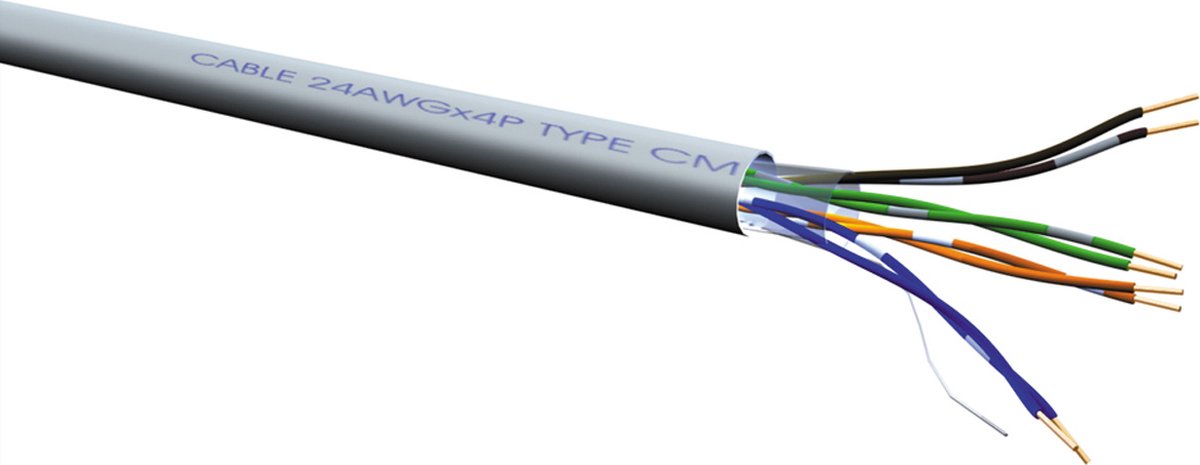 Roline VALUE bulk cable - 300 m - grey - Grå - 300m