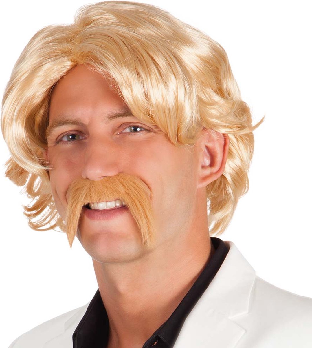 Boland - Blonde Wig with Mustache