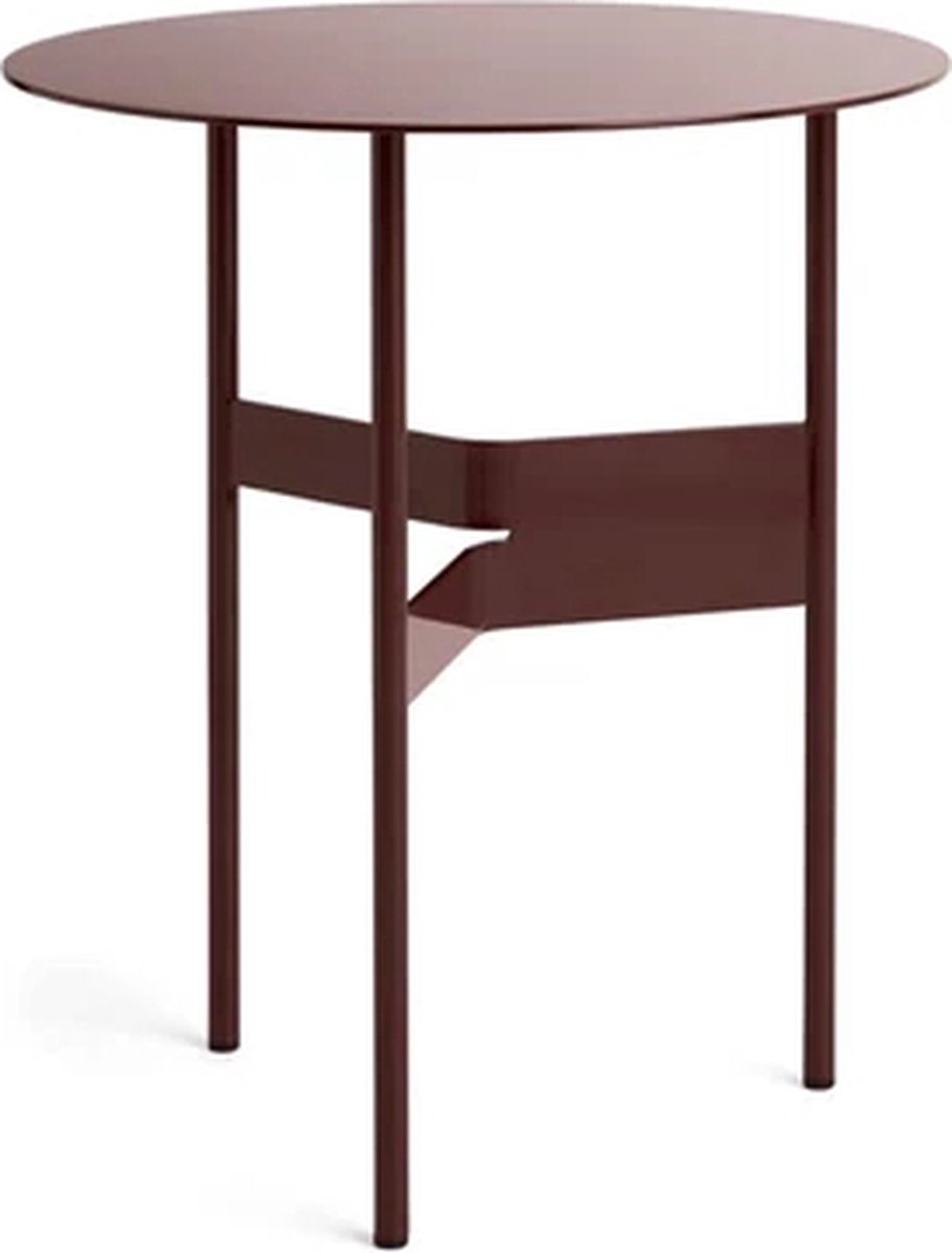 HAY Table d'appoint Shim coffee table Ø45 cm Bordeaux