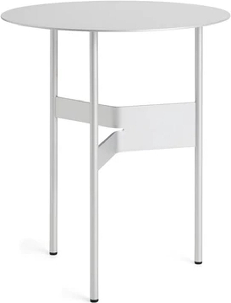 HAY Table d'appoint Shim coffee table Ø45 cm Silver grey