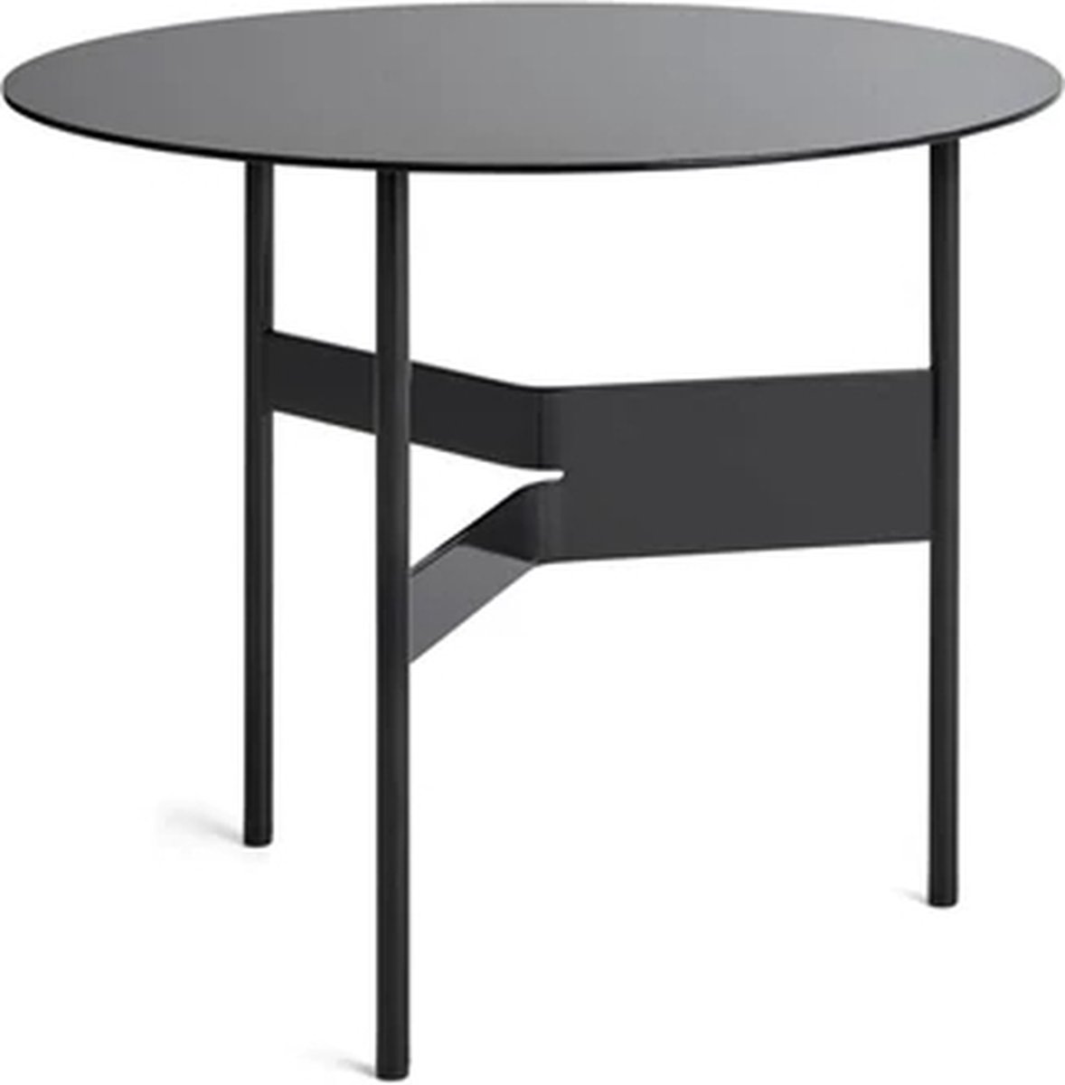 HAY Table d'appoint Shim coffee table Ø54 cm Black