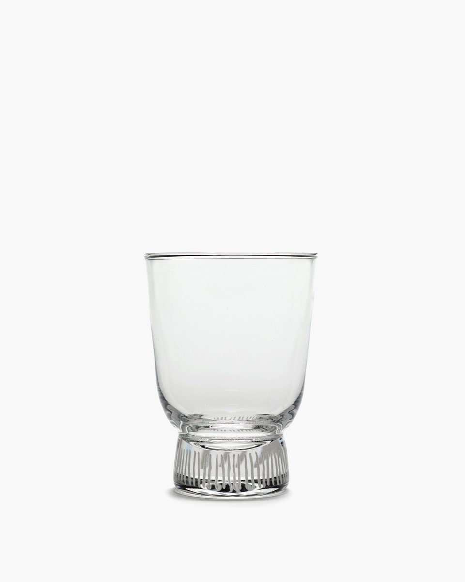 Serax Verres Ottolenghi Feast 33 cl lot de 4 Stripes sandblasted