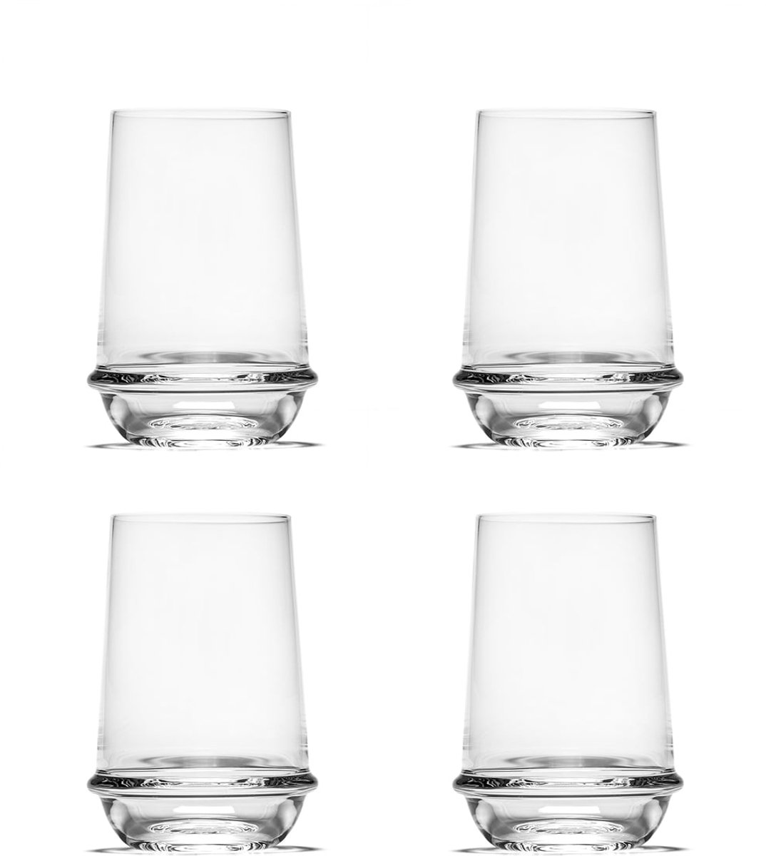 Serax Verre tumbler Dune L 38 cl lot de 4 Clear