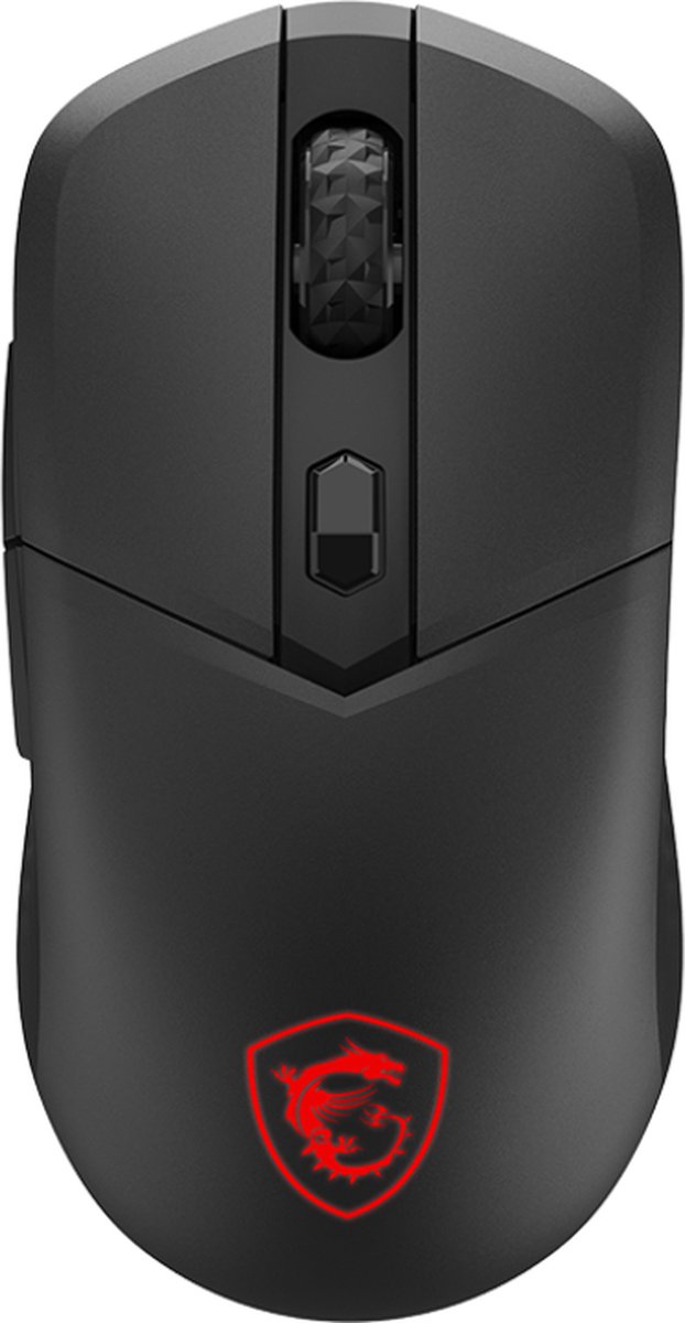 MSI VERSA 300 - Mus - Optisk - 6 knapper - Sort