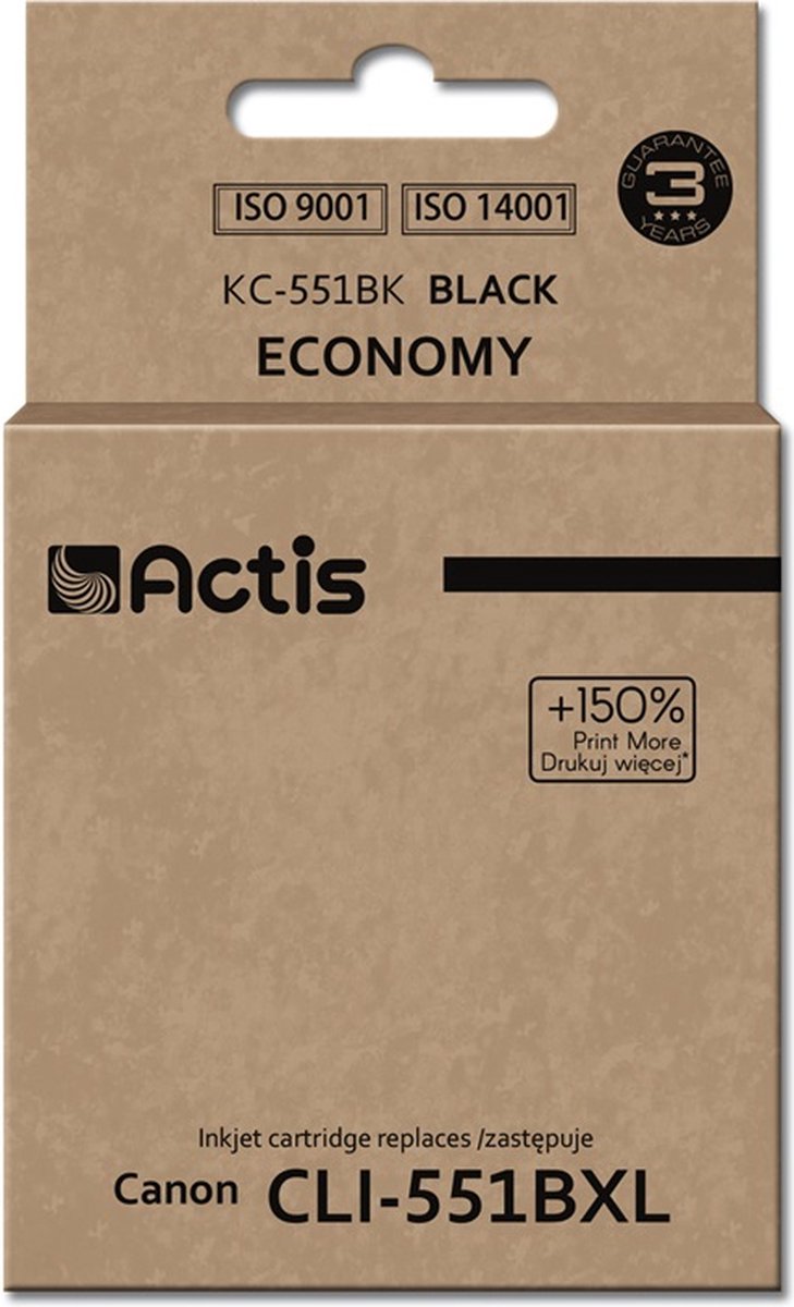 Actis KC-551BK - compatible - ink cartridge (alternative for: Canon CLI-551BK)
