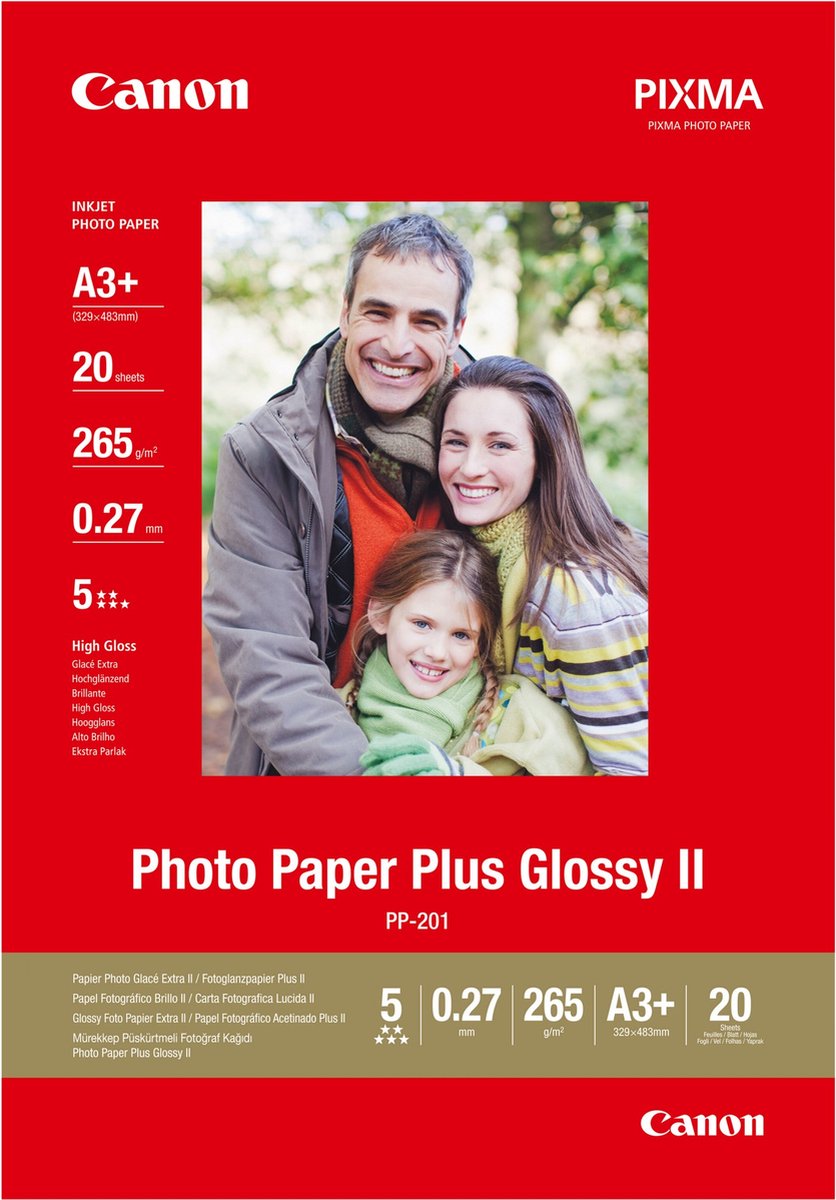 Canon Paper PP-201 / 2311B021 Glossy A3+
