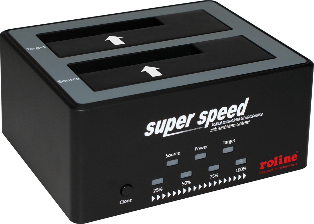 Roline - HDD docking station - SATA 6Gb/s - USB 2.0