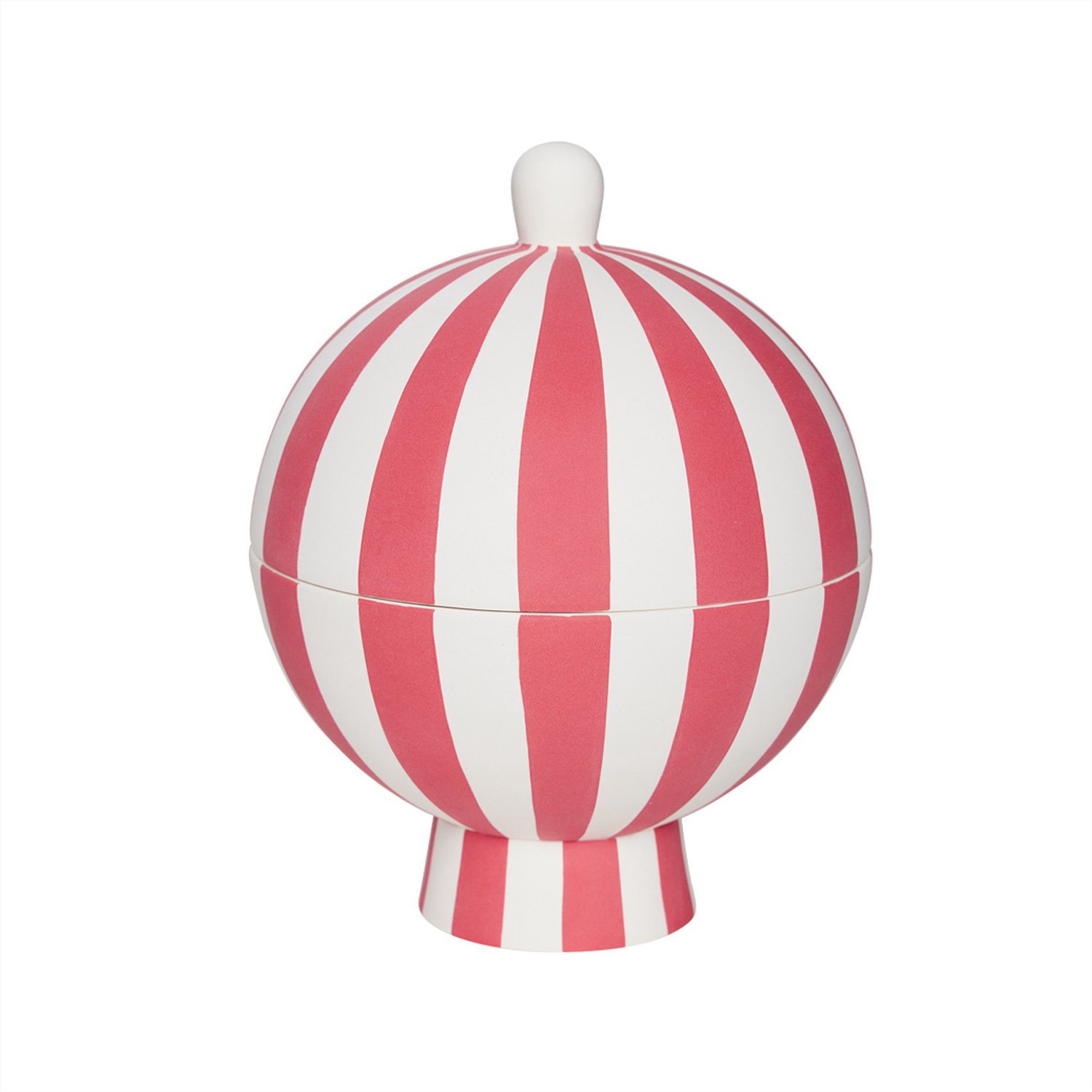 OYOY Bonbonnière Toppu large Rouge cerise