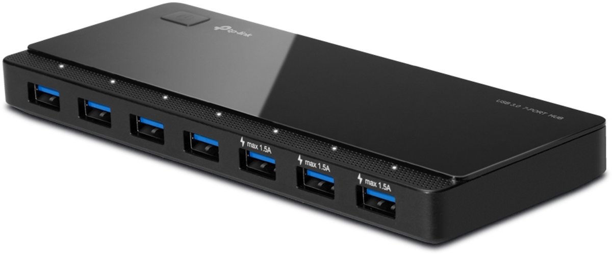 TP-Link UH700 USB 3.0 7-Port Hub USB hub - USB 3.0 - 7 ports - Sort