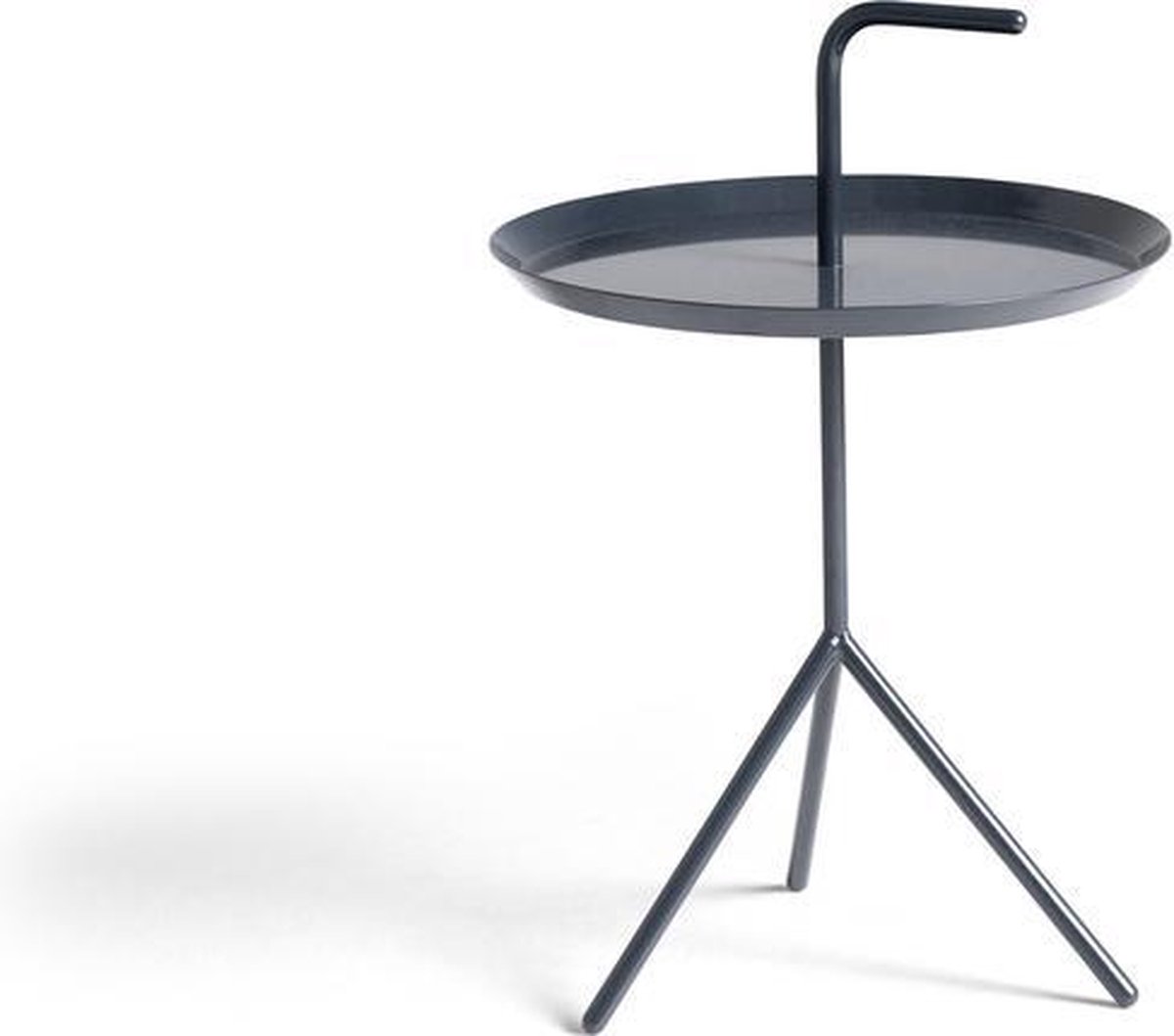 HAY Table d'appoint DLM Ø38 cm Deep blue high gloss