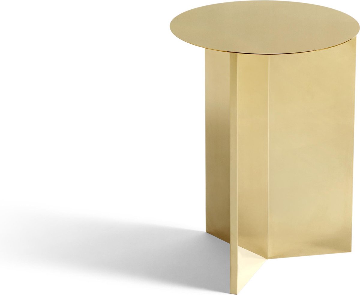HAY Table d'appoint Slit high Ø35 cm Brass
