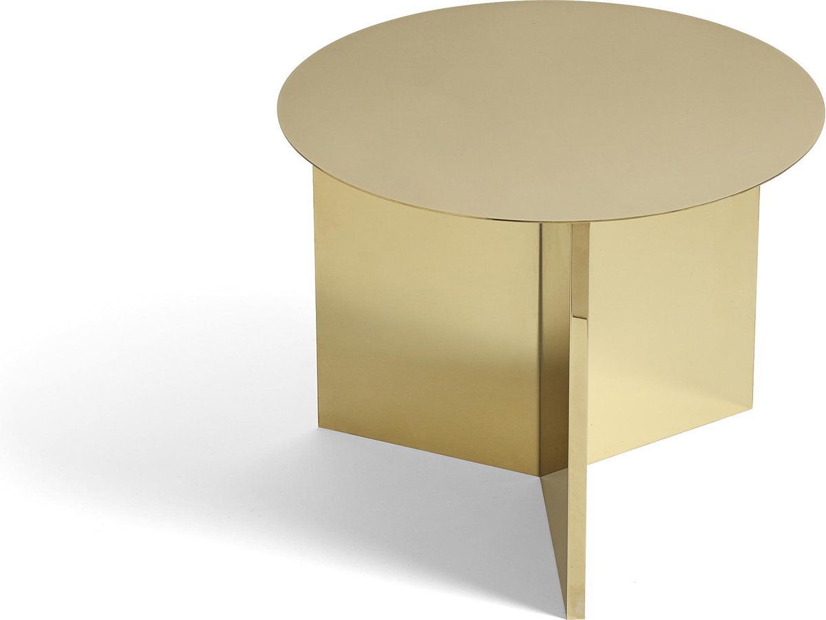 HAY Table basse Slit Ø45 cm Brass