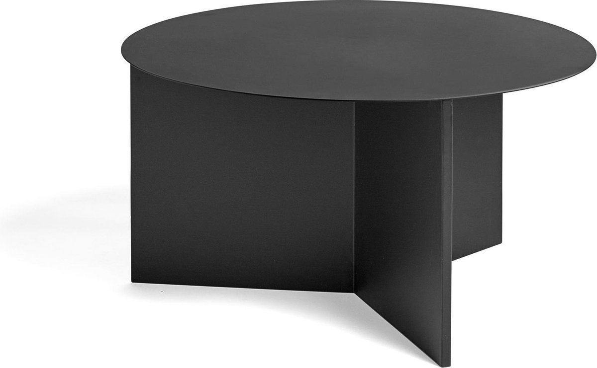 HAY Table basse Slit Ø65 cm Black