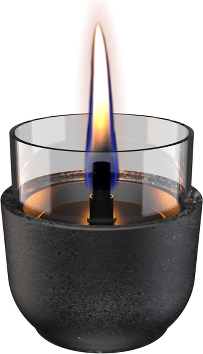 Tenderflame Violet 8 Black Lava Porcelain