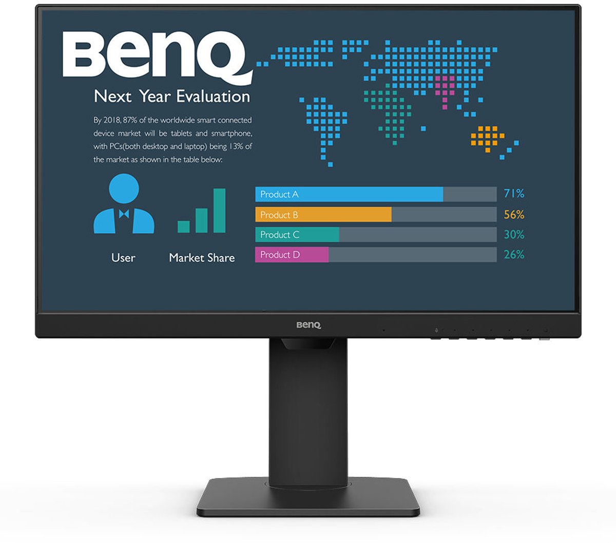 24" BenQ BL2486TC - 1920x1080 (FHD) - 100Hz - IPS