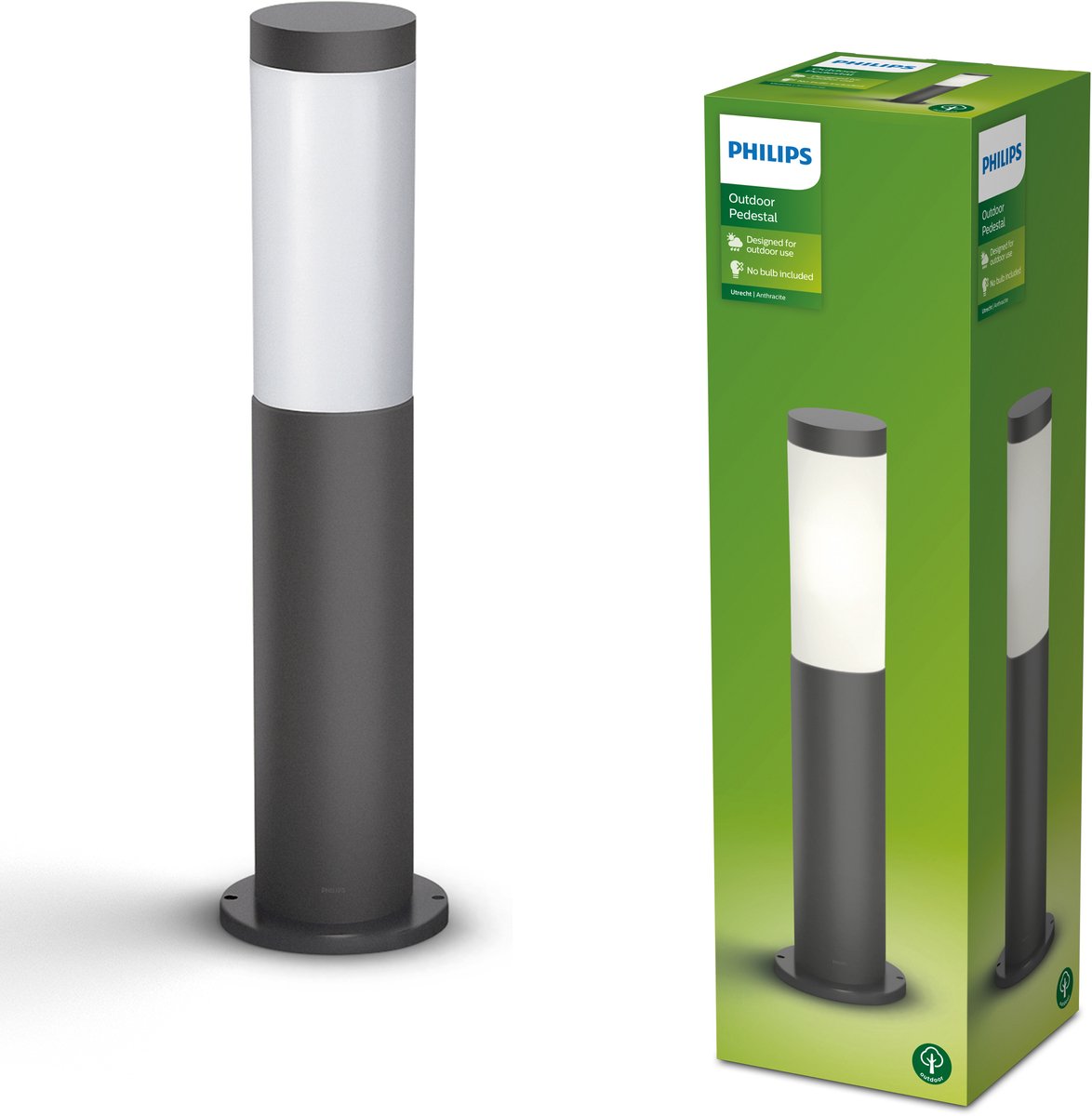 Philips UTRECHT Pedestal Anthracite 1x20W HV