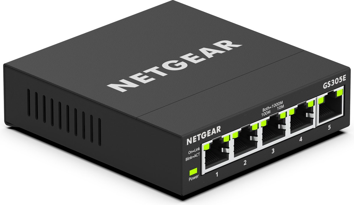 Netgear GS305E 5-Port Gigabit Ethernet SOHO Plus Switch