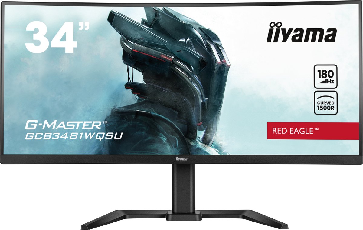 34" iiyama G-MASTER Red Eagle - 3440x1440 - 180Hz - VA