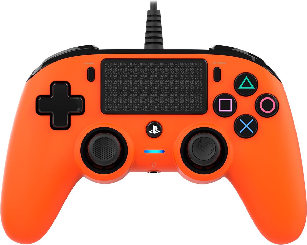 NACON Compact Controller - Orange - Wired Controller - Sony PlayStation 4