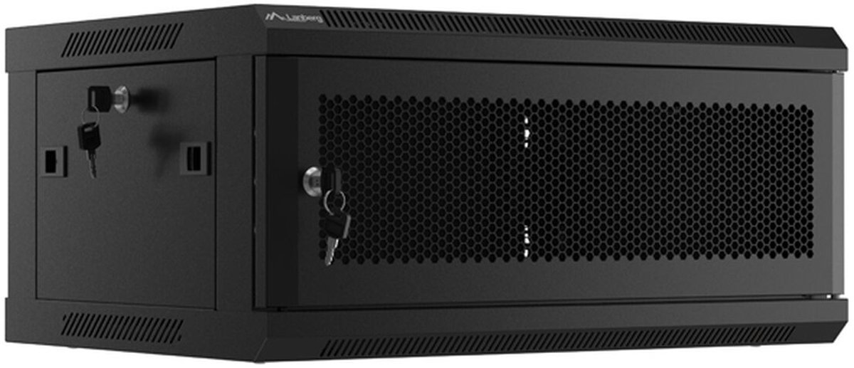 Lanberg WF01-6404-23B - 4U - Wall Mount Rack Cabinet