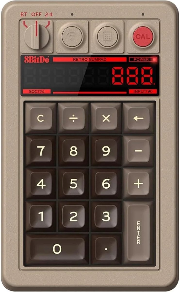 8BitDo Retro 18 Mechanical Numpad (C64 Edition) - Numpad
