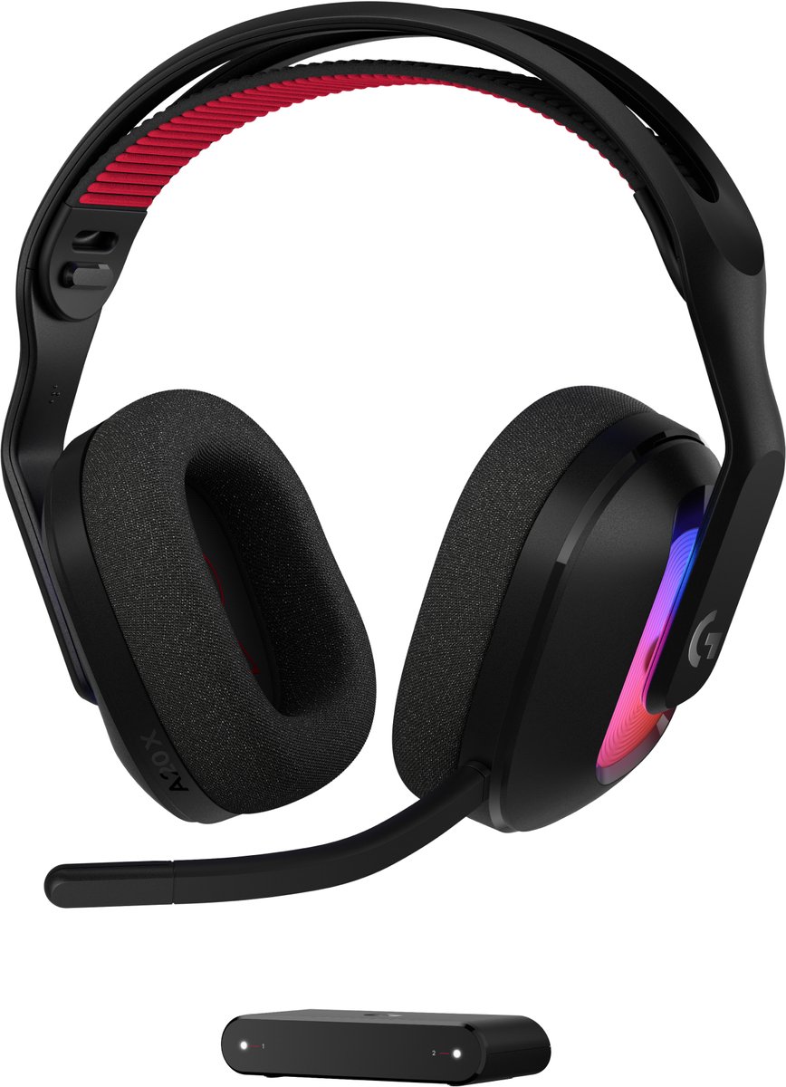 Logitech G Astro A20 X gaming headset med PlaySync Multi Base - Til PC / PlayStation / Xbox - Sort