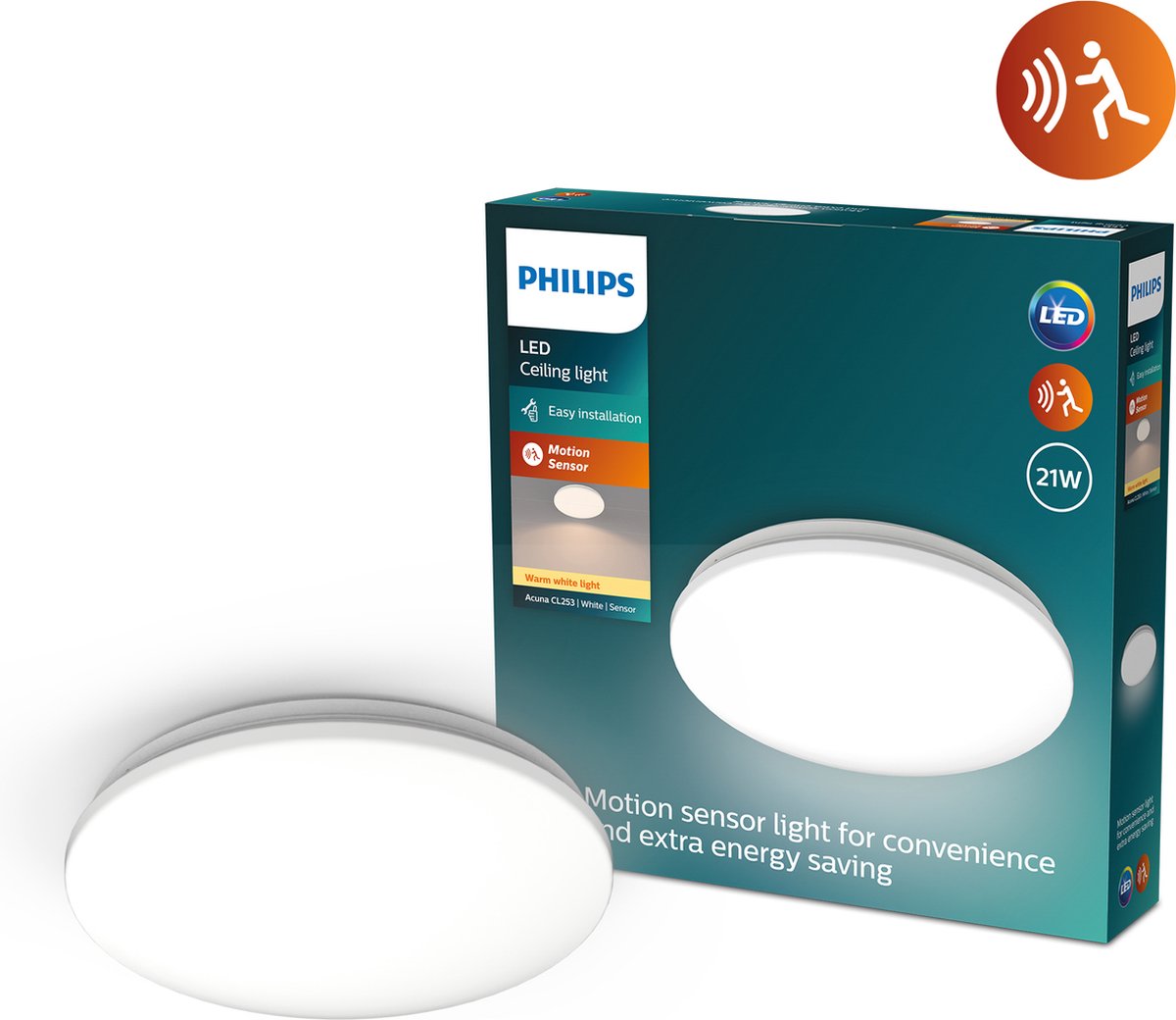 Philips Acuna CL253 RD 21W 27K W HV Sensor G2