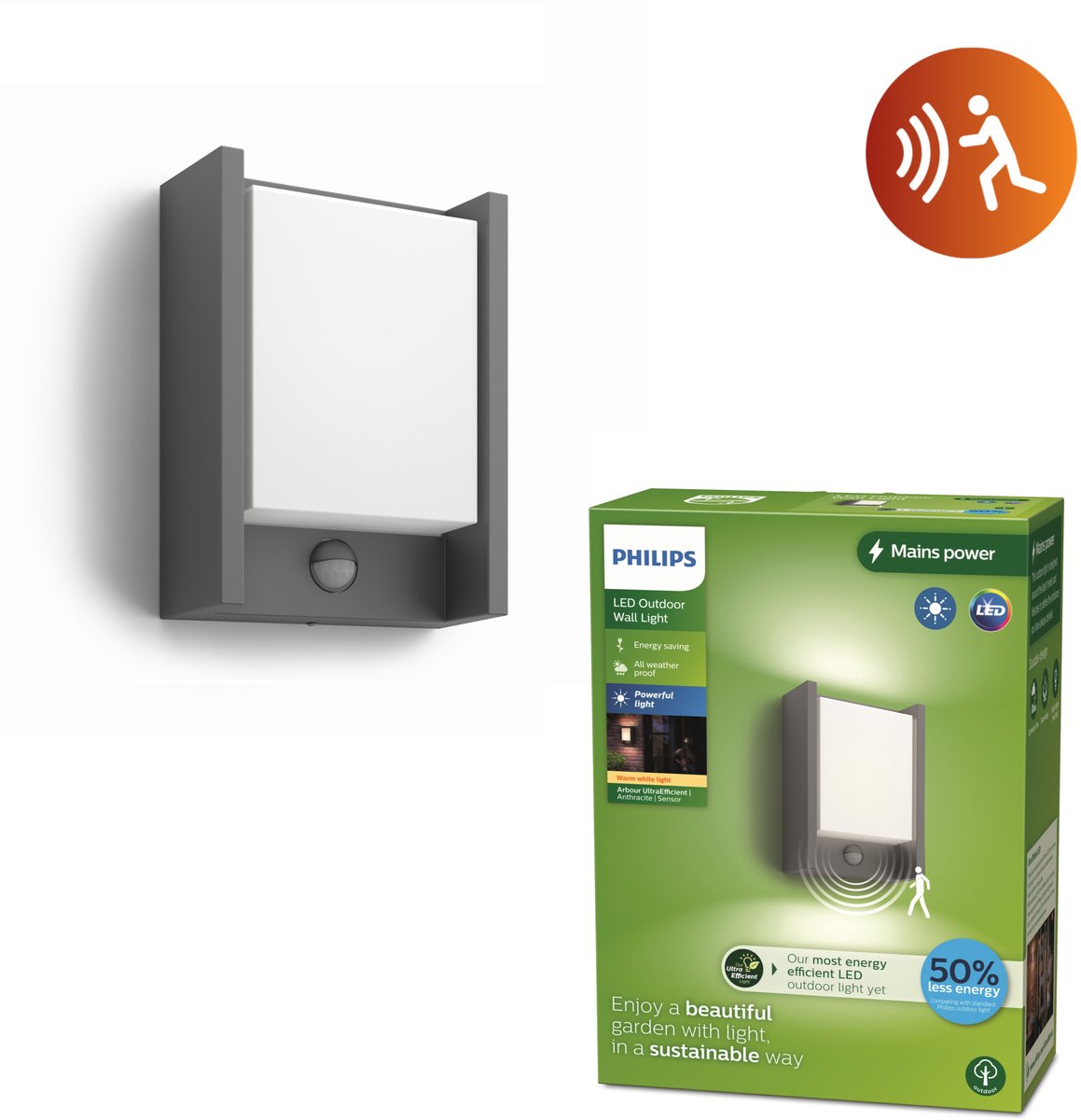 Philips Arbour UE WA 3.8W 27K AN HV IR 06 (sensor)