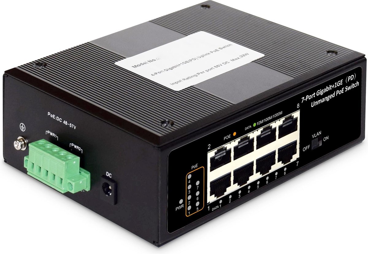 DIGITUS DN-651113 - switch - 7 ports - unmanaged