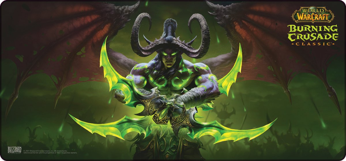 Blizzard World of WarCraft XL Mouse Pad - Illidan