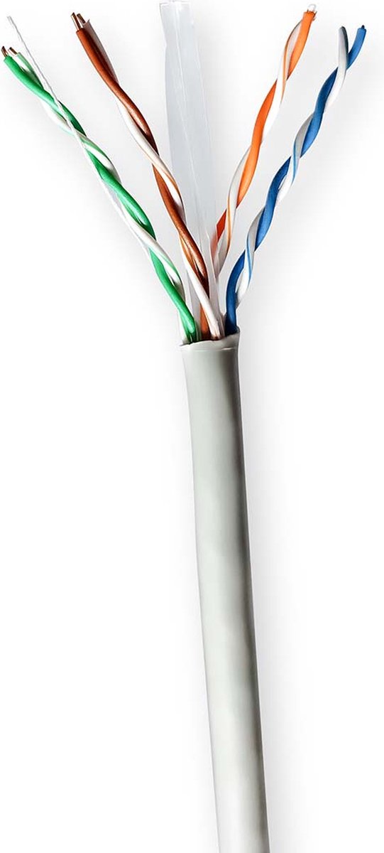 Nedis CCBG8520GY100S networking cable - Grå - 100m