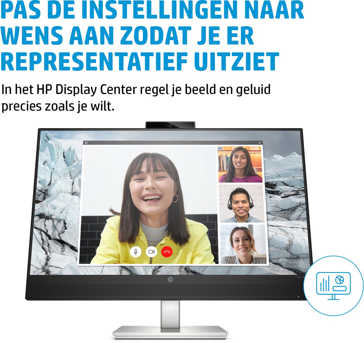 27" HP E27m G4 - 2560x1440 (QHD) - 75Hz - IPS - 65W USB-C
