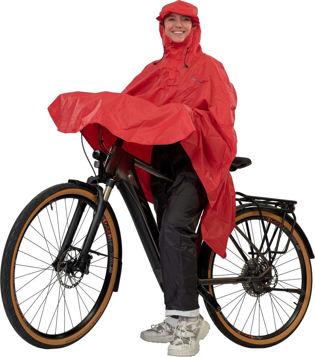 Fahrradponcho Roter Poncho