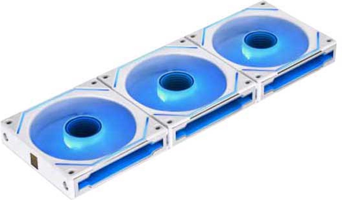 Lian Li UNI FAN SL-INF (3-pack) - Kabinet køler - 120mm - Hvid med RGB LED lys - 29 dBA